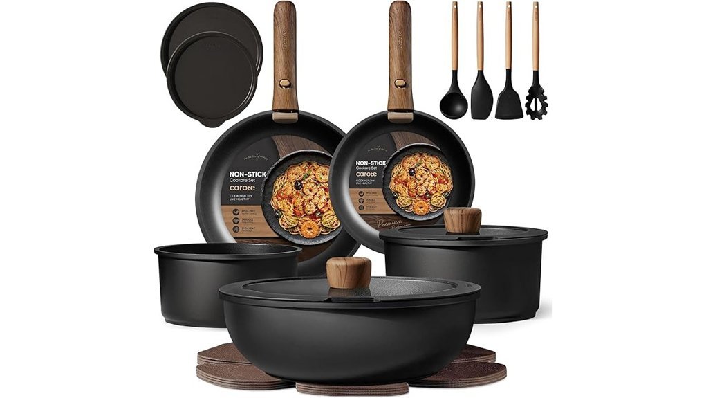 detachable handle cookware set