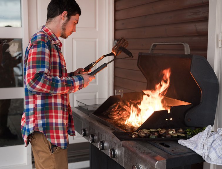 essential bbq tool set