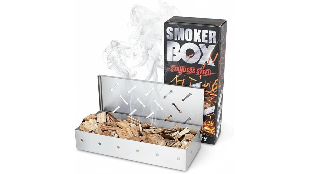 gas grill smoker box