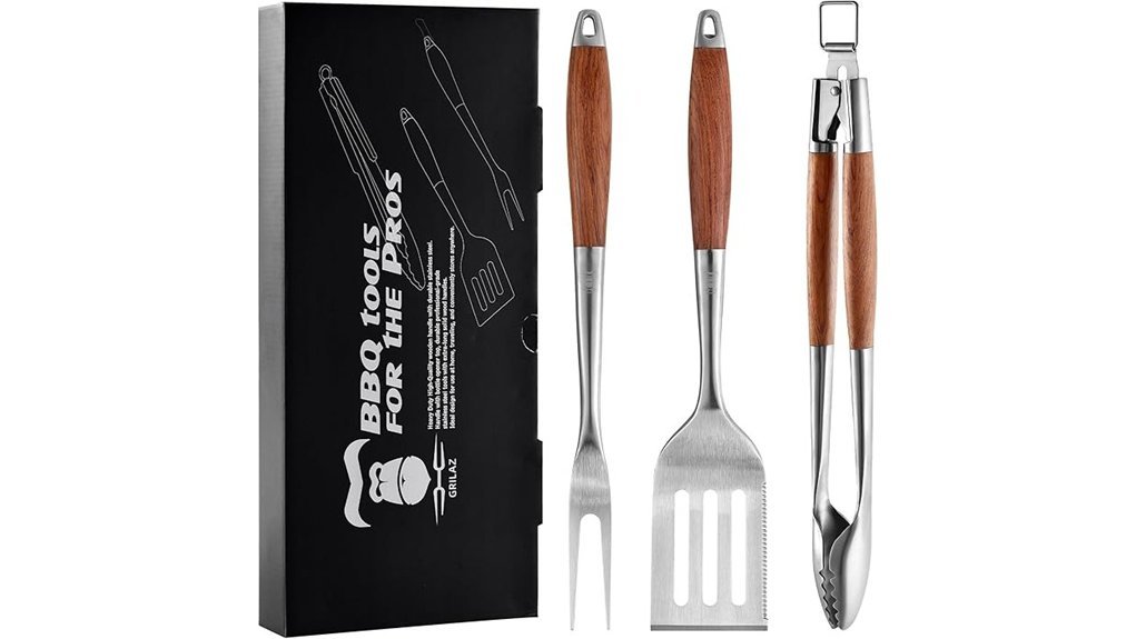 heavy duty bbq tool set