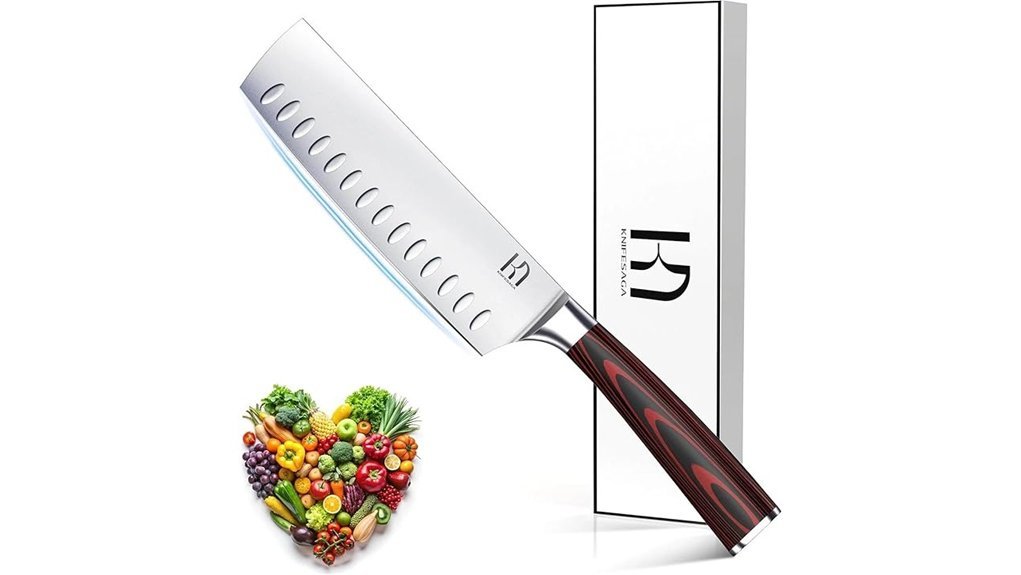 high carbon nakiri knife