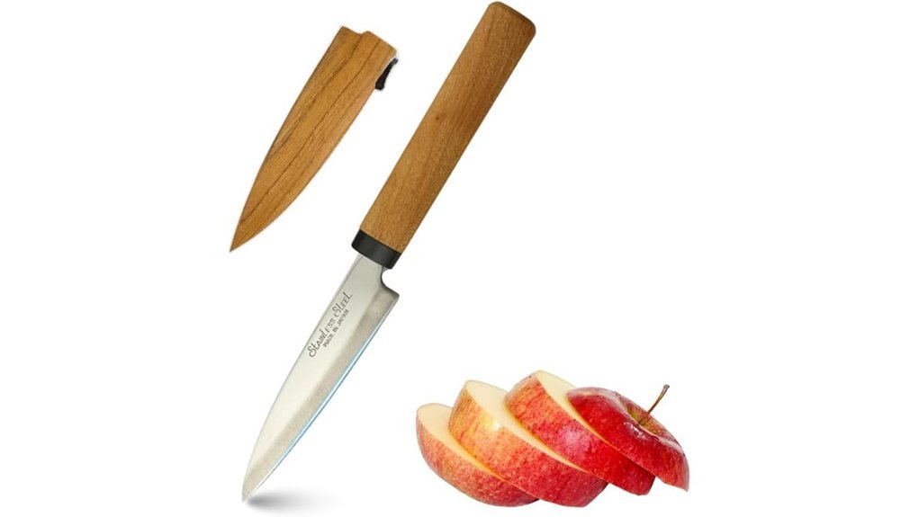 japanese wooden handle knife