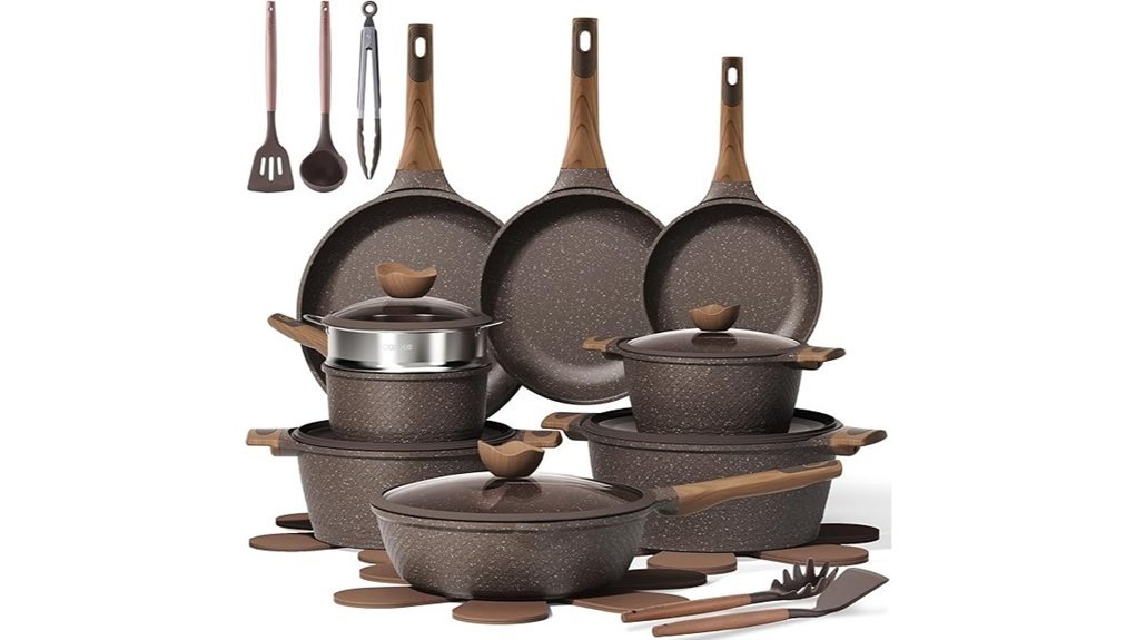 nonstick cookware set collection