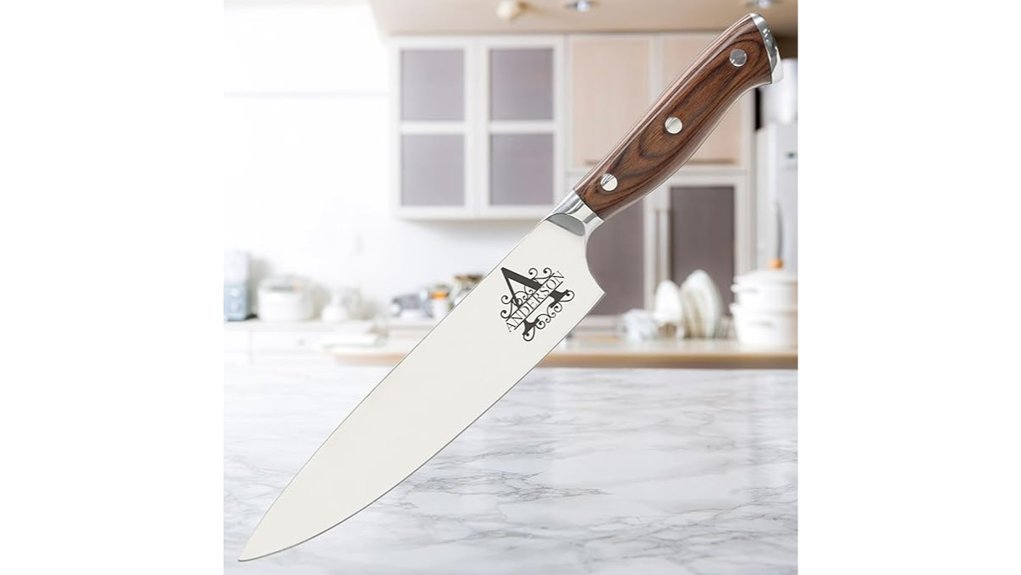 personalized engraved chef knife