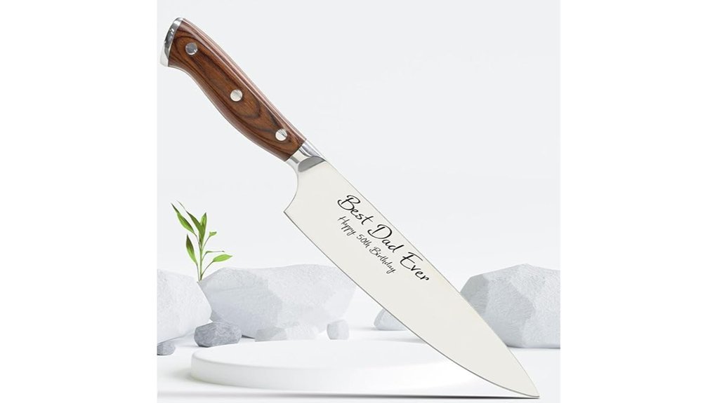 personalized stainless steel knife