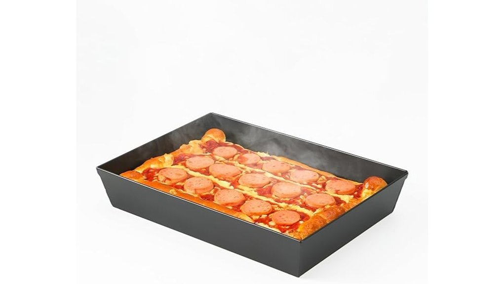pre seasoned pizza pan 14x10