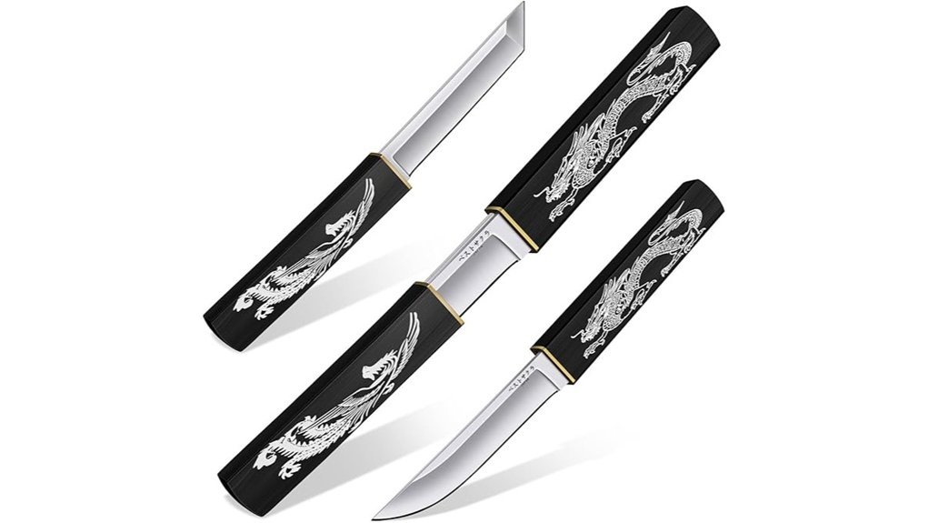 purple dragon survival knife