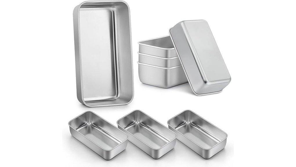 stainless steel loaf pans