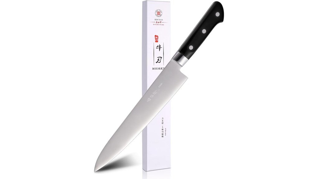 sushi chef knife black