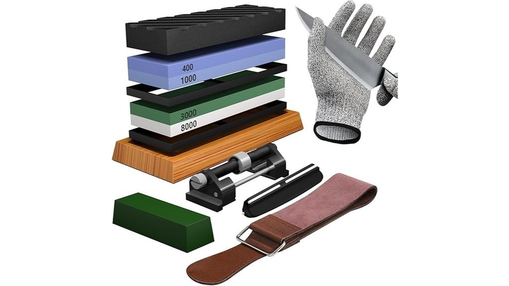 versatile sharpening stone kit